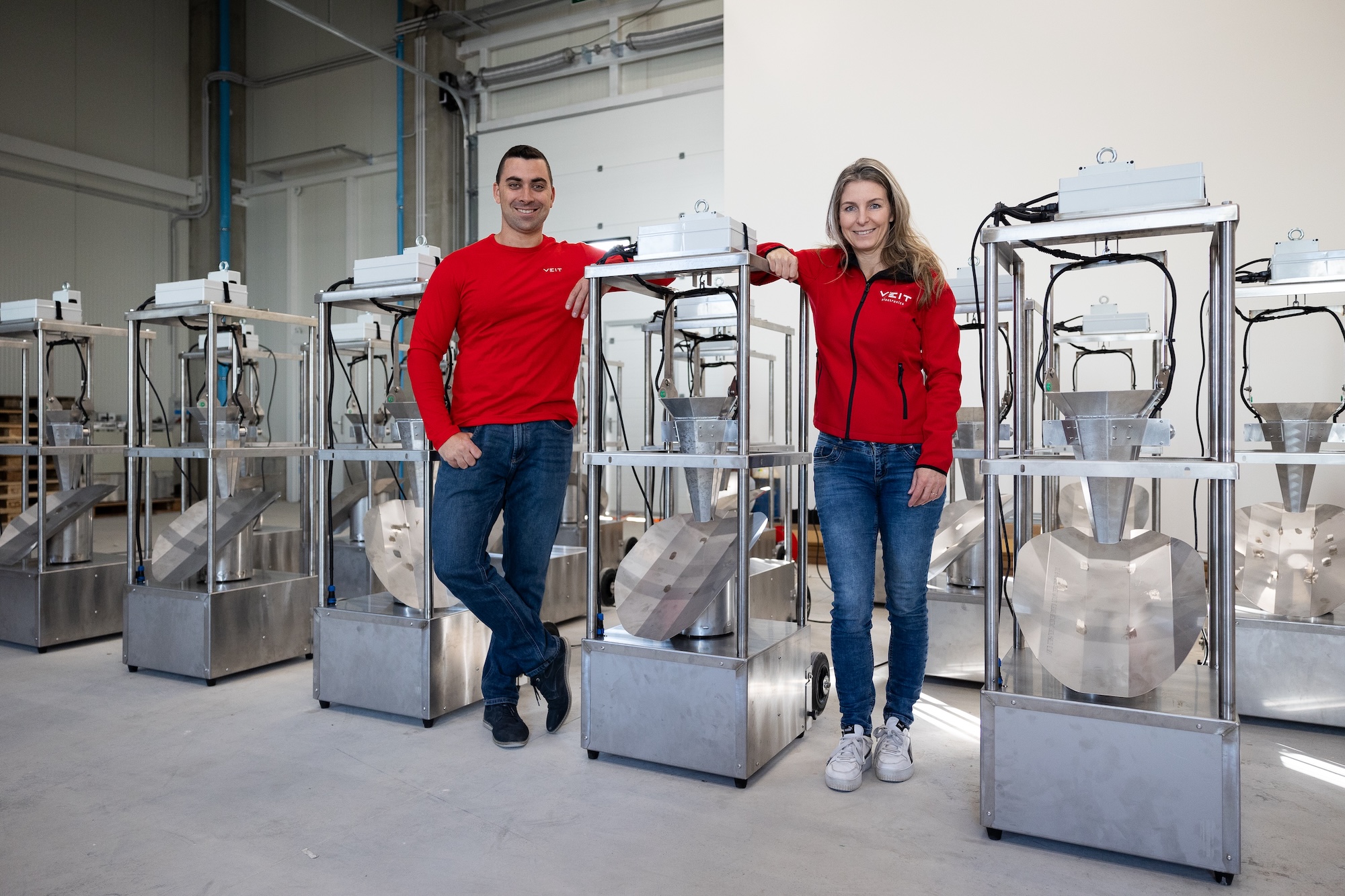 BAT 1 Sorting Machines ready for dispatch - production team | Poultryscales.com